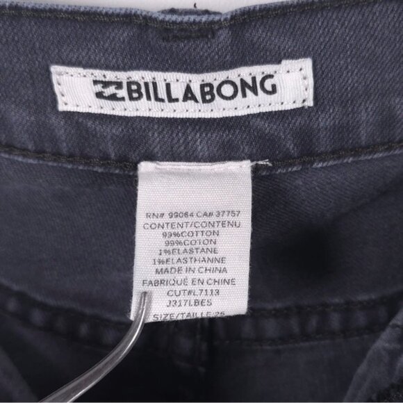BILLABONG Distressed Skinny Jeans J317LBES Size 25 - Picture 5 of 11